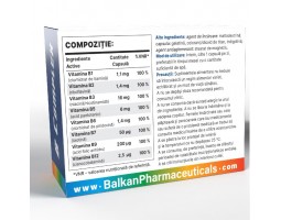 B Complex Balkan Pharmaceuticals, 30 капсул (30 порций)-foto2