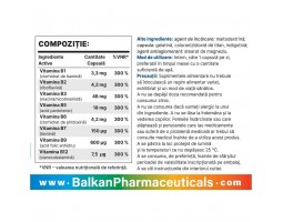 B Complex Forte Balkan Pharmaceuticals, 30 капсул (30 порций)-foto4
