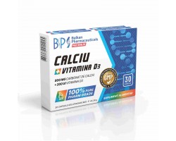 Calcium + Vitamin D3 Balkan Pharmaceuticals, 30 капсул (30 порций)