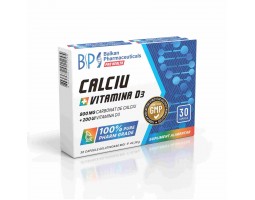 Calcium + Vitamin D3 Balkan Pharmaceuticals, 30 капсул (30 порций)