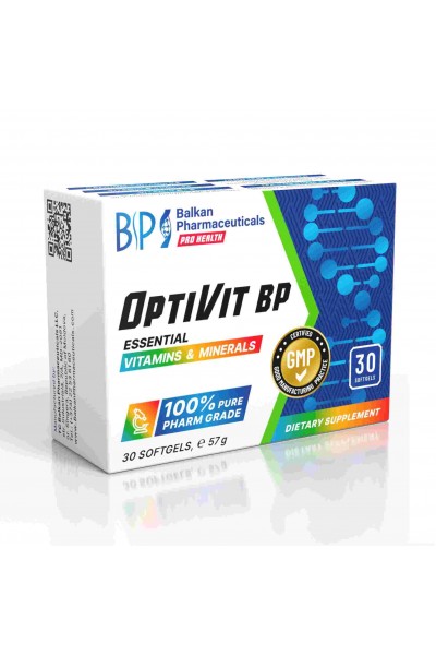 OptiVit BP Essential Balkan Pharmaceuticals, 30 капсул (30 порций)