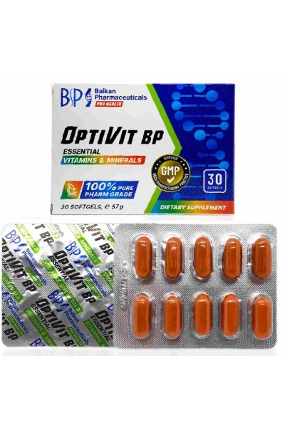 OptiVit BP Essential Balkan Pharmaceuticals, 30 капсул (30 порций)