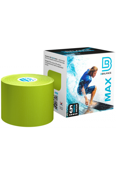 Кинезиологический тейп BBalance MAX, 5см х 5 м