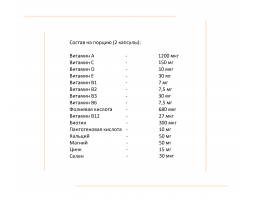 BCN Men's Multivitamin (Мужские мультивитамины), 60 капс-foto2