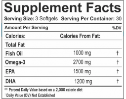 BCN Omega 3 Fish Oil (Омега 3), 1500EPA/1200DHA, 90 капс-foto3