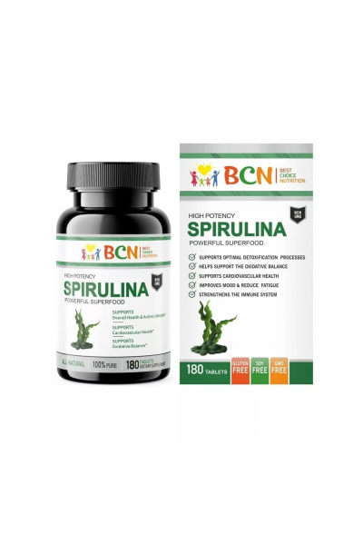 BCN Spirulina (Спирулина), 3000 мг, 180 таб