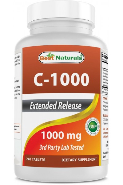 Best Naturals Vitamin C-1000 (Витамин С), 240 таб