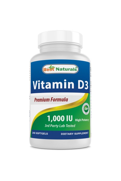 Best Naturals Vitamin D3 10000IU (Витамин Д3), 240 капс