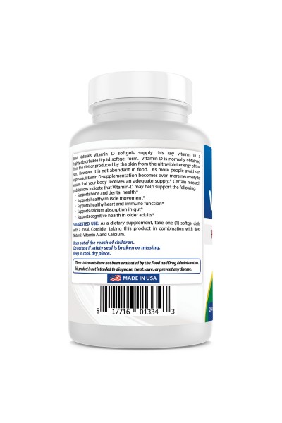 Best Naturals Vitamin D3 10000IU (Витамин Д3), 240 капс