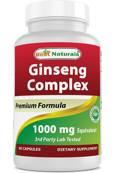 Best Naturals Ginseng Complex (Женьшень), 60 капс