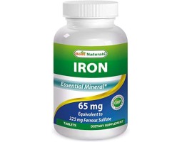 Best Naturals Iron (Железо), 325 мг, 90 капс