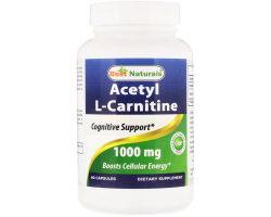 Acetyl L-Carnitine from Best Naturals, 1000mg (60 caps)