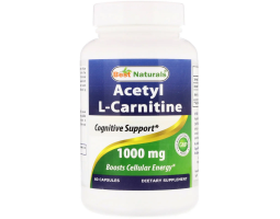 Best Naturals Acetyl L-Carnitine (Л-карнитин), 1000 мг, 60 капс