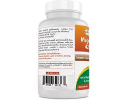 Best Naturals Magnesium (Магний), 425 мг, 180 капс-foto4