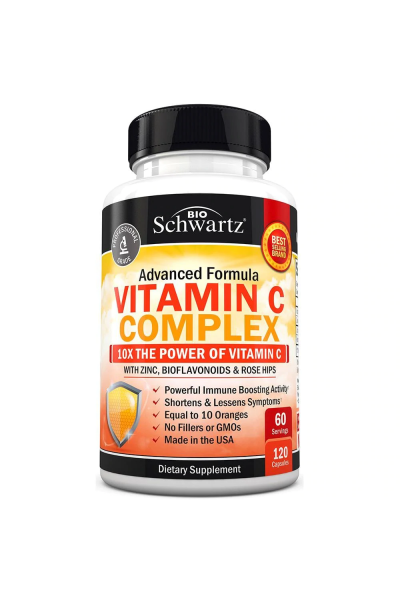 BioSchwartz Vitamin C Complex + Zinc (Витамин С + Цинк), 120 капс