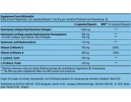 Гиалуроновая кислота и коллаген BioTech USA Hyaluronic and Collagen, 120 капс.-foto2