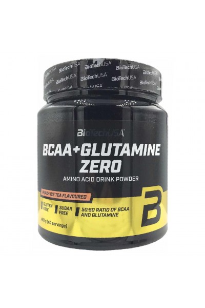 BCAA + Glutamine Zero BioTechUSA, 480 гр (40 порций)