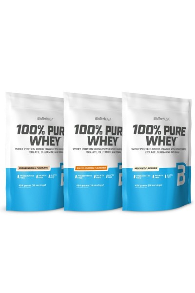 Протеин Biotech Pure whey 100%, 454 гр.