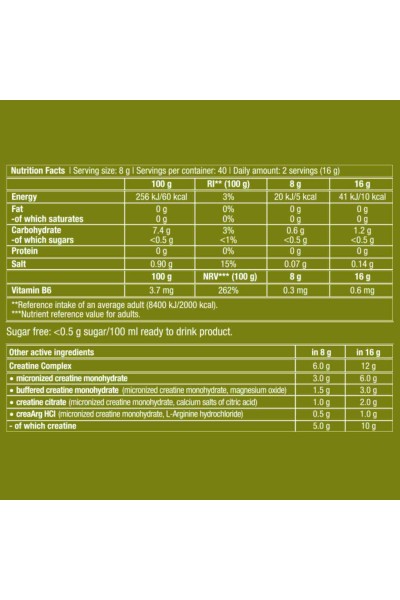 Crea Zero BioTechUSA, 320 гр (40 порций)