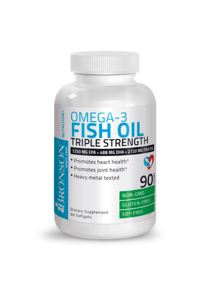 Omega-3 Fish Oil 1250EPA/488DHA from Bronson (90 caps) Omega-3 Fish Oil 1250EPA/488DHA from Bronson (90 caps)