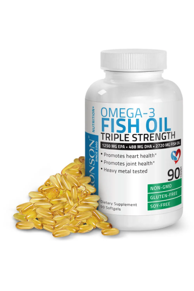 Omega-3 Fish Oil 1250EPA/488DHA from Bronson (90 caps) Omega-3 Fish Oil 1250EPA/488DHA from Bronson (90 caps)