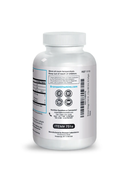 Omega-3 Fish Oil 1250EPA/488DHA from Bronson (90 caps) Omega-3 Fish Oil 1250EPA/488DHA from Bronson (90 caps)