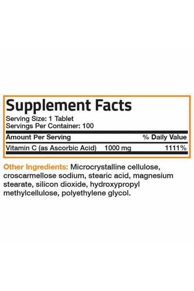 Vitamin C from Bronson, 1000 mg (100 tablets)