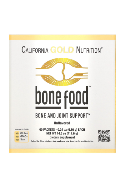 Хондропротектор California Gold Nutrition Bone Food, 60 пак.
