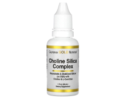 Комплекс с холином и кремнием California Gold Nutrition Choline Silica Complex, 30 мл.-foto3