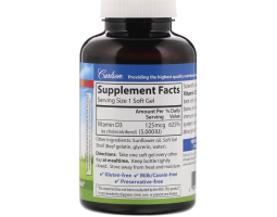 Carlson labs Vitamin D3 5000 IU (Витамин Д3), 125 мг, 360 капсул-foto4