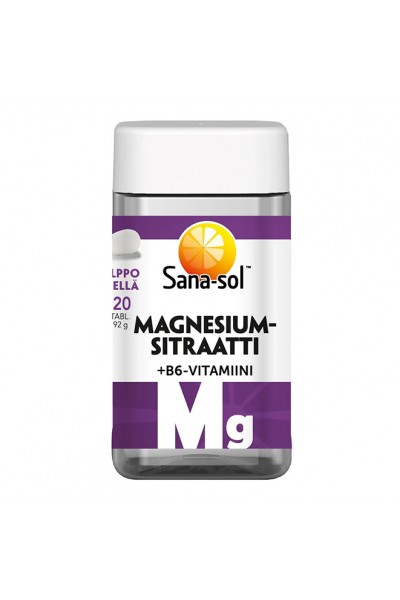 Sana-sol Magnesium Citrate+B6 120таб.
