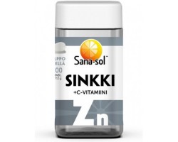 Sana-sol Zinc 25мг + Vit C 200tab