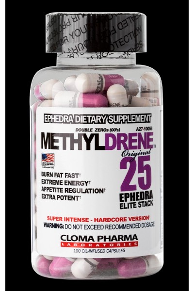 Жиросжигатель MethylDrene ELITE (МетилДрен Элит) Cloma Pharma, 100капс. 