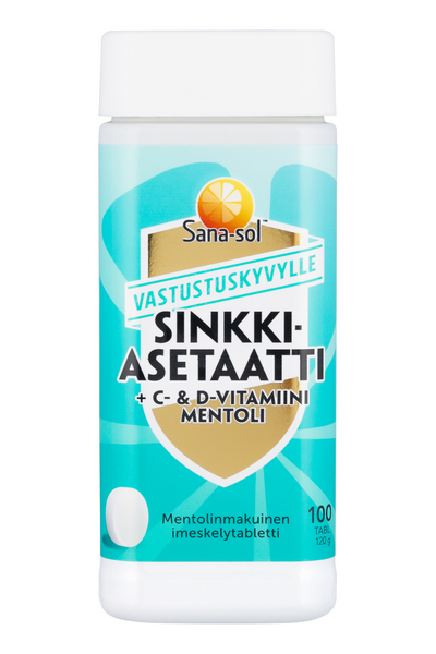 Sana-sol  Zinc+Vit C+ Vit D 100 жев.таб