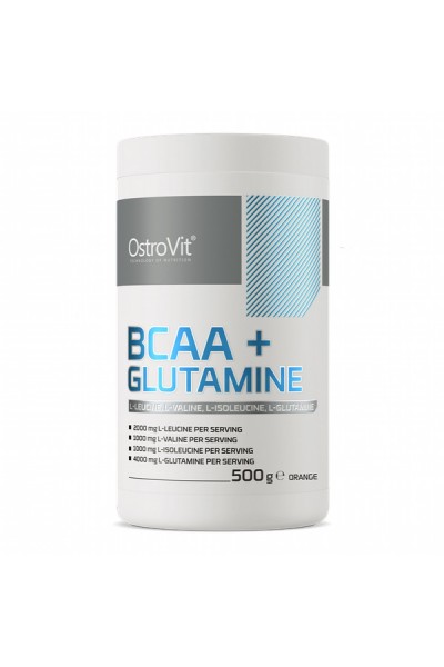 БЦАА + Глютамин Ostrovit Bcaa+Glutamine (Лимон) 500 г