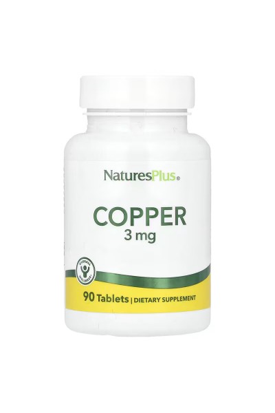 Медь NaturesPlus Cooper 3 мг. 90 табл.