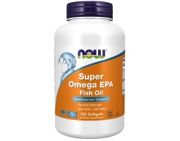 Супер Омега-3 60% Now Foods Super Omega EPA, 120 капс.