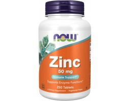 Глюконат цинка Now Foods Zinc Glukonate 50 мг, 250 табл.