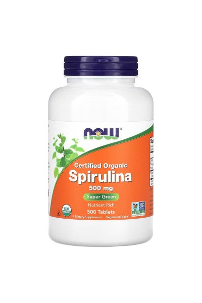 Спирулина Now Foods Org Spirulina, 500 табл.