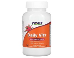 Мультикомплекс Daily Vits Multi от NOW Foods, 250 табл.