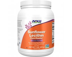 Лецитин Подсолнечный Now Foods Sunflower Lecithin Powder, 454 гр.