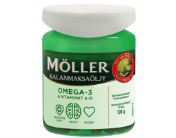Мёллер Möller Omega-3 & Vitamins A+D 120 капс.