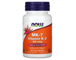 Now Foods MK-7 Vitamin K-2, 60 капс.