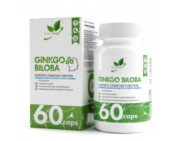 Гинкго билоба экстракт NaturalSupp Ginkgo Biloba, 60 капс.