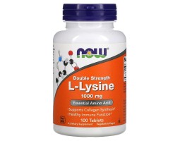 Лизин Now Foods L-lysine, 1000 мг, 100 табл.