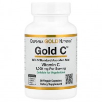 Витами C California Gold Nutrition Gold C 1000 мг. 60 капсул