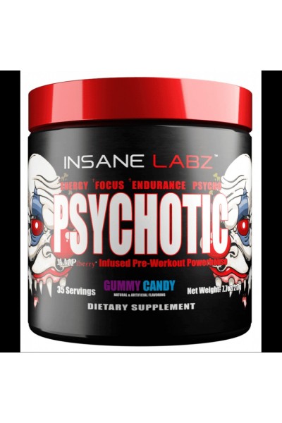 Предтренировочный комплекс Insane Labz Psychotic, 217 гр.