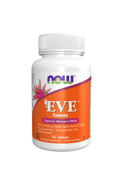 Женский витаминный комплекс Ева Now Foods EVE, 90 таб.