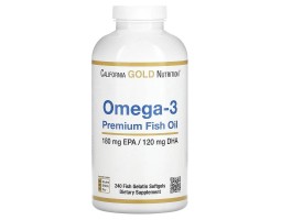 California Gold Nutrition Omega-3 30%, 240 капс.