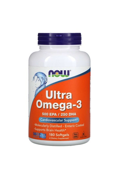 Ультра Омега-3 Now Foods Ultra Omega-3 75%, 180 капс.